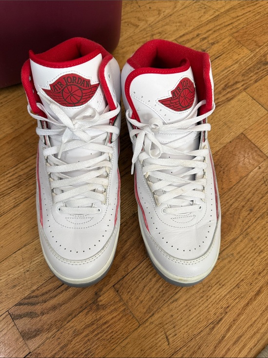 Jordan Other - AIR JORDAN 2 RETRO SZ 10.5 WHITE GREEN VARSITY RED